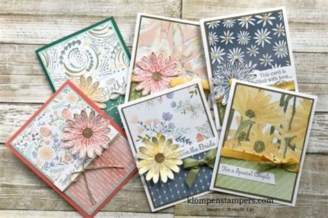 Do You Love Designer Series Papers Klompen Stampers Daisy Cards