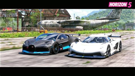 FH5 Epic Drag Race Venom F5 Jesko Essenza Sc20 SF90 Veyron