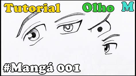 Como Desenhar Olho Masculino Mangá 001 How To Draw Manga Youtube