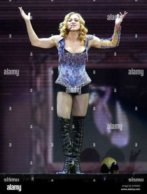 Madonna Re Invention World Tour Stock Photo Alamy