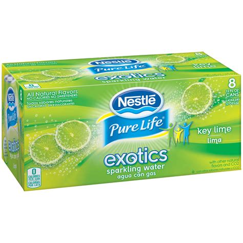 Nestle Pure Life Exotics Sparkling Water Key Lime Shop Water At H E B