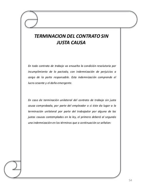 CÓmo Se Aplica La Justa Causa De TerminaciÓn De Contrato Laboral TerminaciÓn Del Contrato Con Y