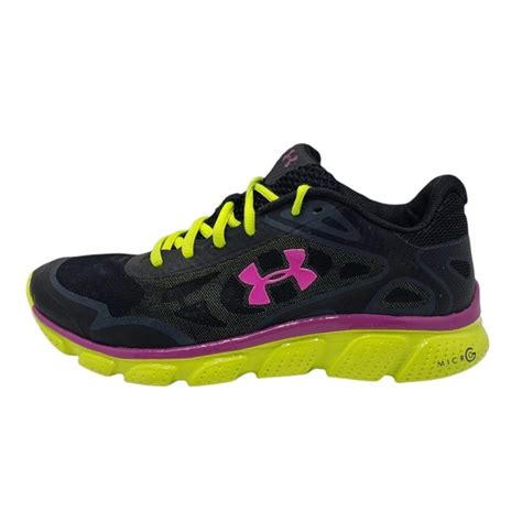 Under Armour Shoes Under Armour Micro G Pulse Athletic Shoes Size 85 Colors Blackpurpleneon