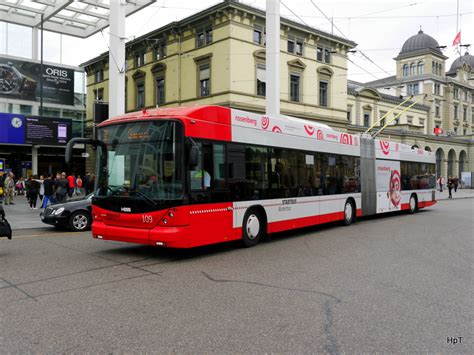 Stadtbus Winterthur Hess Trolleybus Nr Unterwegs Auf Der Linie