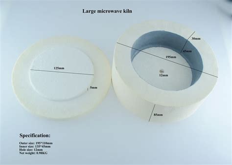 Extra Large Microwave Kiln Kit For Fusing Glass Kiln 9pcs Set Dinner