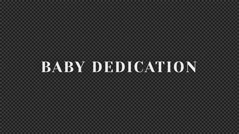 Dark Snowfall Title Overlay Baby Dedication Visual Revival