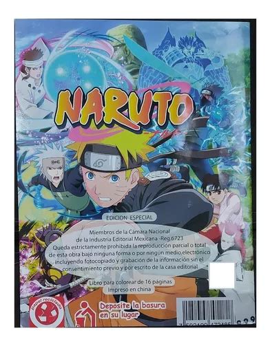 Naruto Sasuke Vs Obito Paq Libros De Colorear Iluminar Meses Sin