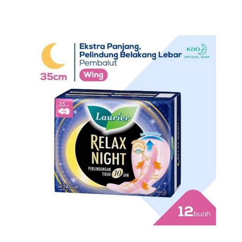 Jual Laurier Relax Night Wing Cm Pcs Shopee Indonesia