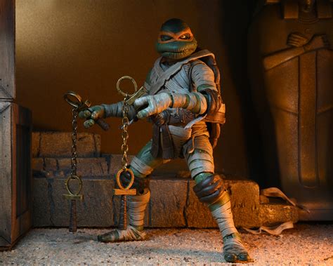 NECA Universal Monsters TMNT Ultimate Michelangelo as The Mummy 7 ...