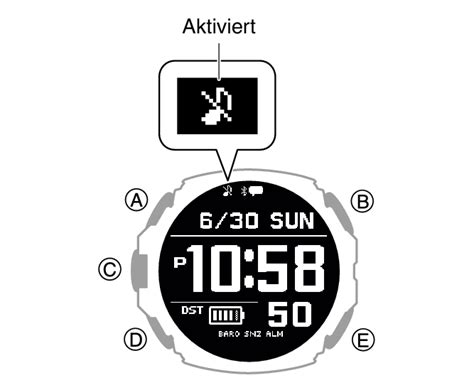 Aktivieren Des Lautlosen Modus Modul Nr 3554 G SHOCK Support CASIO