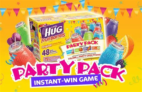 Little Hug, Big Party Instant-Win Game & Sweepstakes | SweepstakesBible