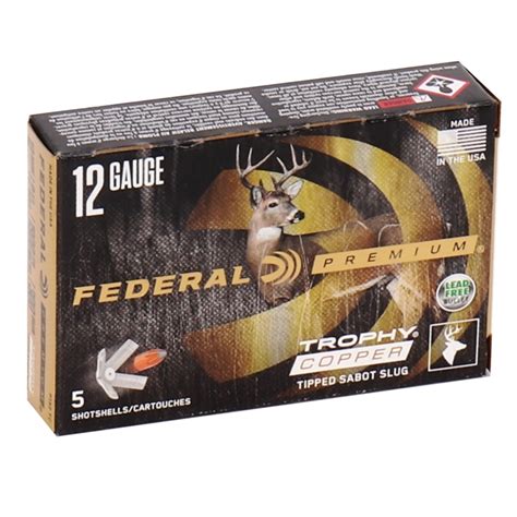 Federal Premium Vital Shok 12 Gauge 2 3 4 11 16 Oz Sabot Slug Shot Ammo Deals