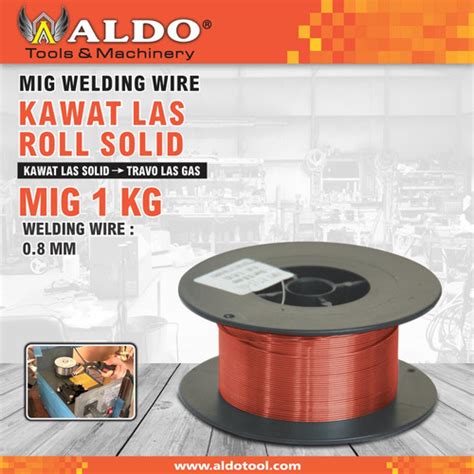 Jual Mig Welding Wire Kawat Las Roll Solid Mig 1 Kg Kota Surabaya