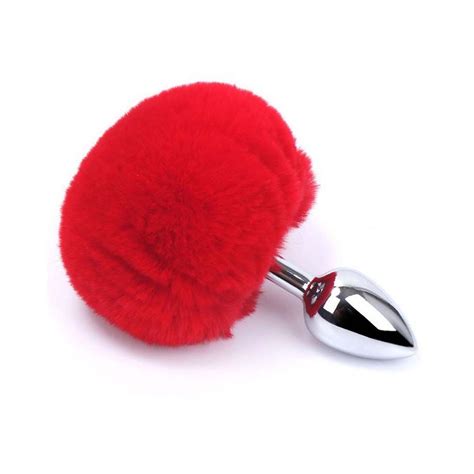 Plug Anal Em A O Pompom De Coelho Prazer Intenso Sex Shop Abc Do Prazer