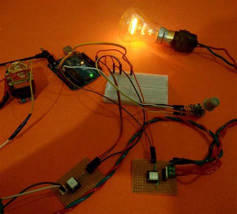 Ac Light Dimmer Using Arduino And Triac Arduino Arduino Projects Ac