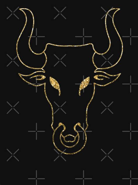 "Gold Brahma Bull Head Silhouette Graphic " T-shirt by cnkna | Redbubble