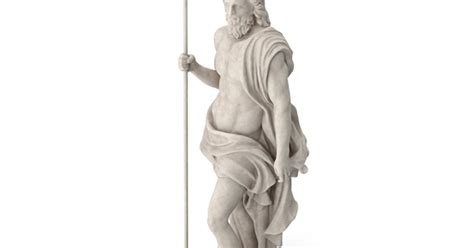 Roman Neptune Statue 3D, Incl. ancient & architecture - Envato Elements