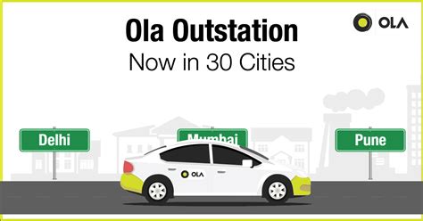 Ola Outstation Now Serving 30 Cities In India Ola Blog