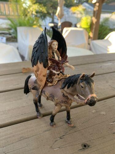 Schleich Bayala Surah On Horse Shadow Elf Figure 2006 Retired 70406