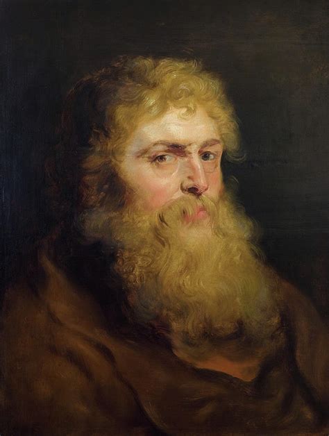 Head Of A Bearded Man Painting By Peter Paul Rubens Fine Art America