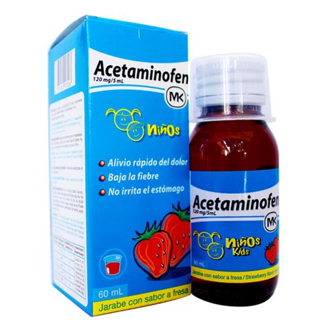 Acetaminofen Mk Jarabe 60ml Farma Tania