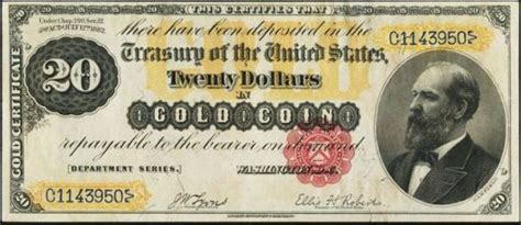 Twenty Dollar Gold Certificates | Value & Price Guide | Antique Money