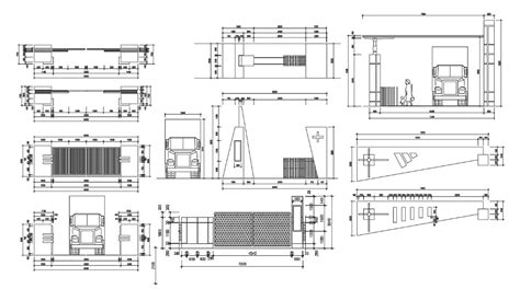 Main Gate Design AutoCAD File Wall Railing Main Gate Design Working