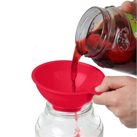 Duoshop Wide Mouth Funnel Plastic Canning Funnel Mouth