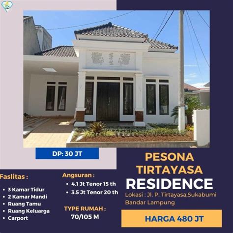 Rumah Komersil Di Perumahan Pesona Tirtayasa Residence