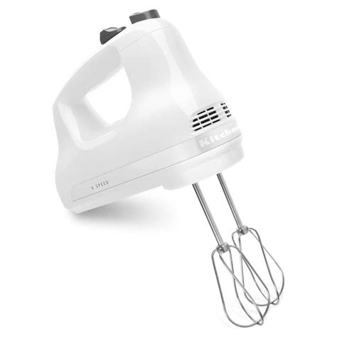 KitchenAid 5-in Cord 5-Speed White Hand Mixer in the Hand Mixers ...