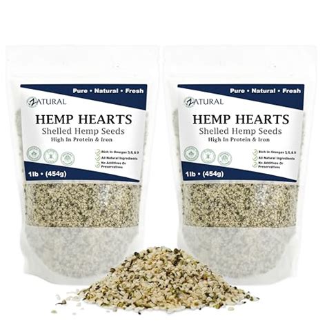 Snapklik Zatural Organically Grown Hemp Hearts 100 Pure Hulled