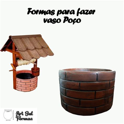 Forma para fazer Vaso Poço Comprar em ArtSul Formas