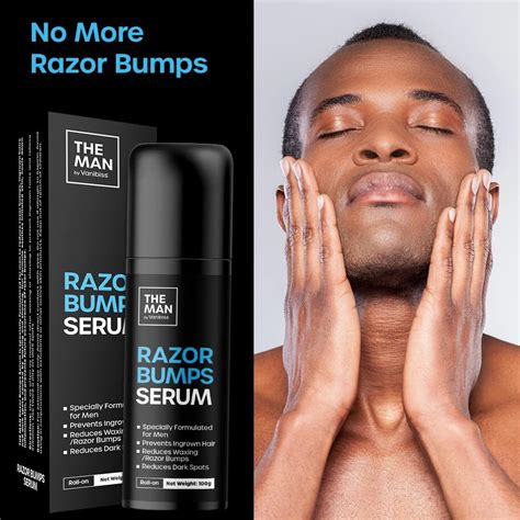 The Man Razor Bumps Serum Ingrown Hair Treatment For Men Razor Bump Solution For Body After