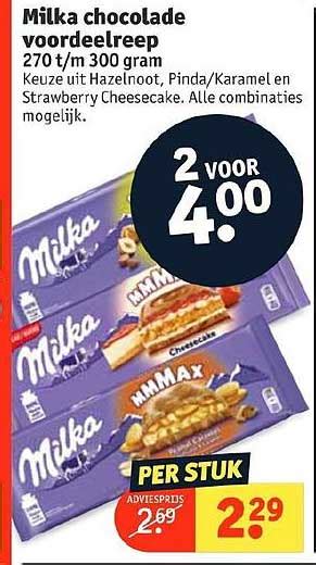 Milka Chocolade Voordeelreep Aanbieding Bij Kruidvat 1Folders Nl