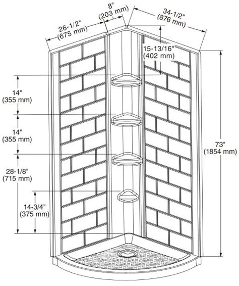 American Standard Elevate 36 X 72 2 Piece Shower Wall Set