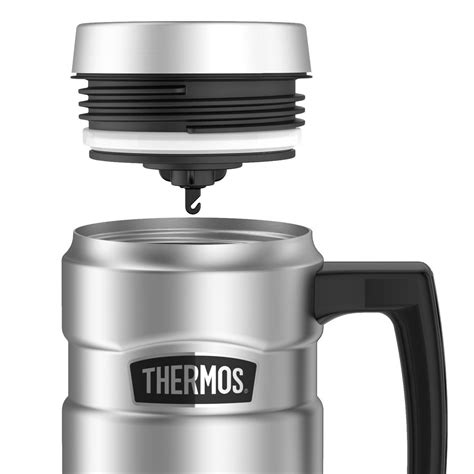 Thermos 16 Oz Stainless King Insulated Stainless Steel Travel Mug With