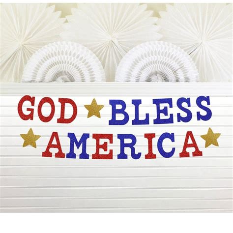 Patriotic Garland Etsy