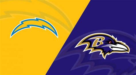 Baltimore Ravens Vs Los Angeles Chargers Prediction Odds Depth