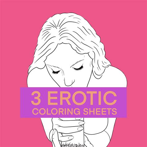 3 Erotic Coloring Sheets Downloadable Printable Pages Xxx Rude Sexual Etsy