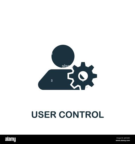 User Control Icon Monochrome Simple Icon For Templates Web Design And