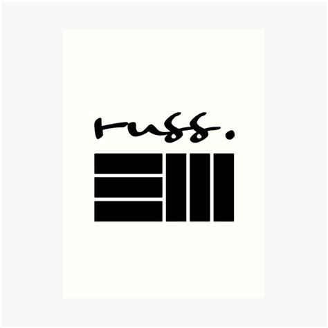 "russ logo" Art Print by werkudorok | Redbubble