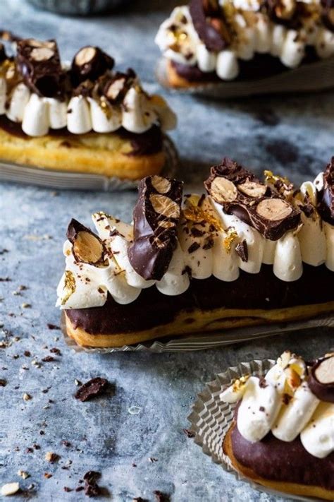 Pastry Eclair Recipe Caramel Crunch Chocolate Eclair Recipe