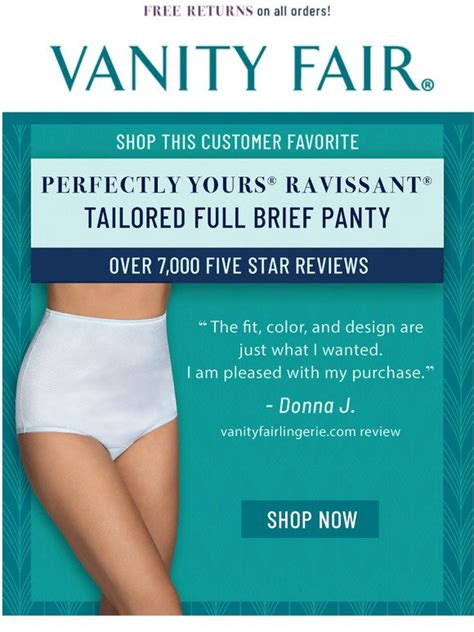 Vanity Fair Lingerie This Favorite Style Has Over 7 000 Five Star Reviews Milled