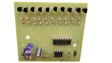 ESPtronics 1 Pc 10 Channel LED Chaser Circuit Board CD4017 555 Timer