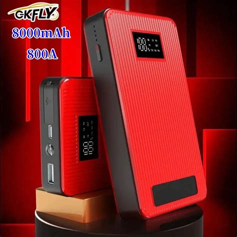 Gkfly V A Mah Car Jump Starter Emergency Battery Booster