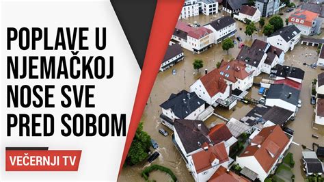 Poplave u Njemačkoj nose sve pred sobom Prijeti pucanje brane ljude