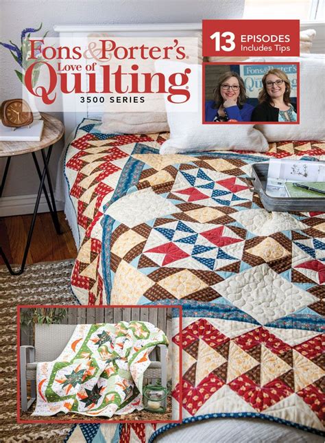 Fons And Porters Love Of Quilting Tv Series 3500 Video Download Quilts