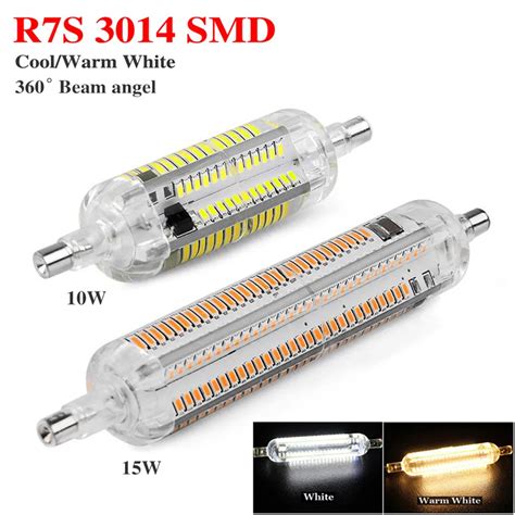 2018 New Silicone R7s Led Lamp 10w 15w Smd3014 78mm 118mm Led R7s Light