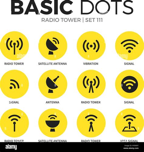 Icono de la torre de radio fotografías e imágenes de alta resolución