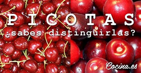 Cómo diferenciar la cereza picota del resto de cerezas